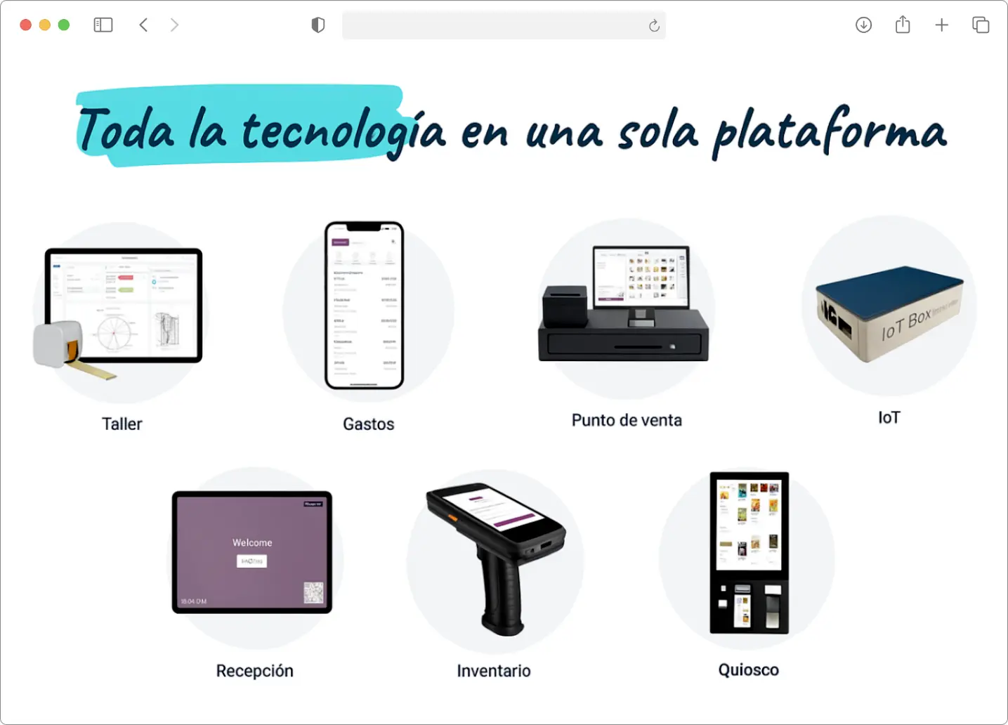 Dashboard Odoo en acción